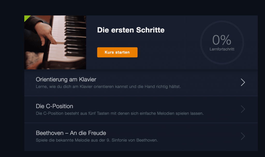 Kurse von Flowkey