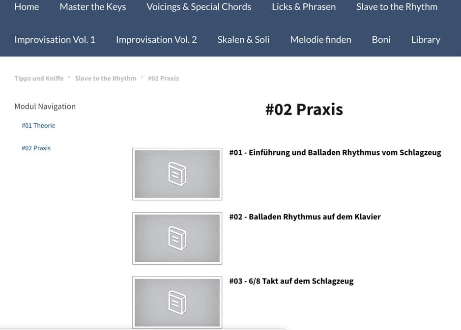 Klavier Online-Kurs "Tipps und Kniffe für Fortgeschrittene" von Thomas Forschbach im Test
