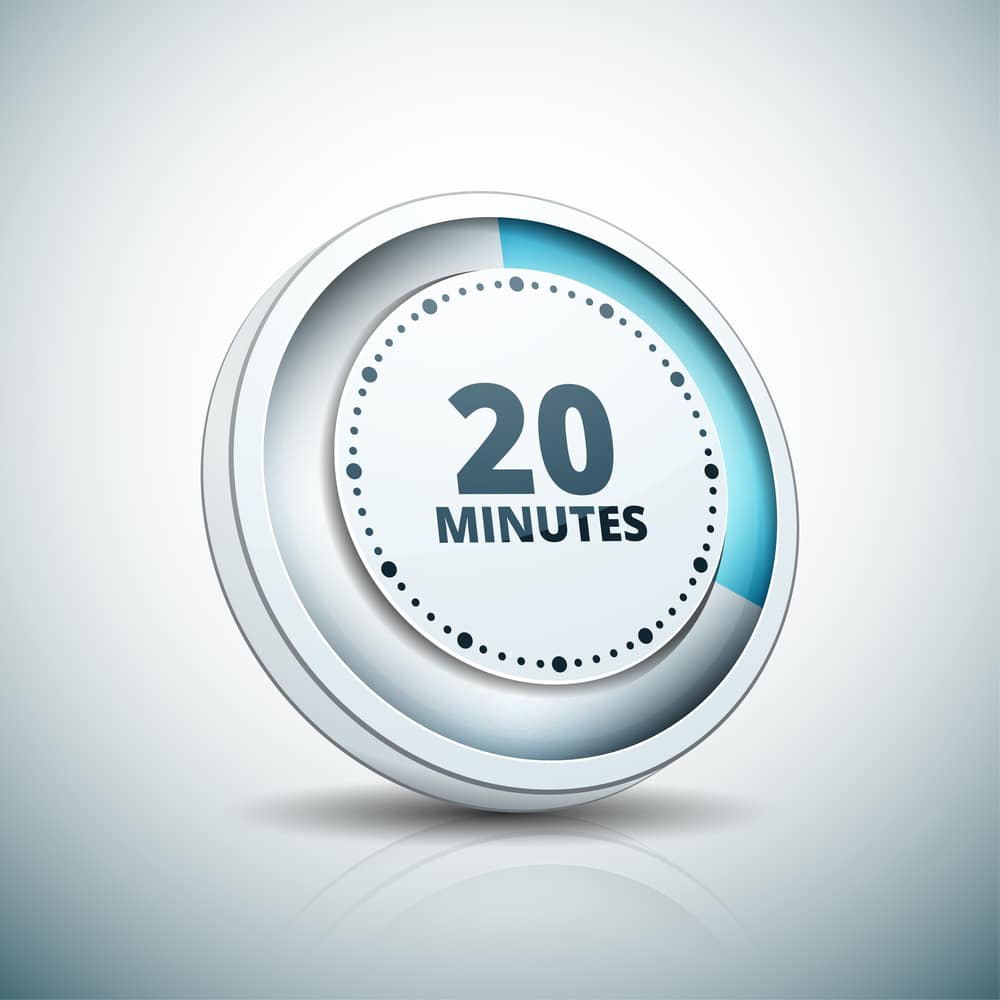 20 minuten uhr