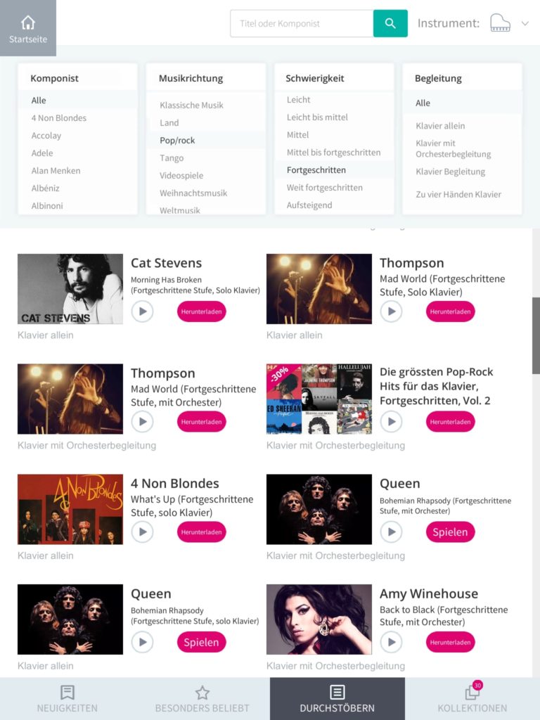 Tomplay im Test [2025]: Meine Erfahrungen mit der interaktiven Musiknoten-App