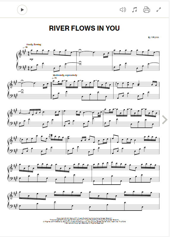 River Flows in You Klaviernoten - So bekommst du die Noten als PDF