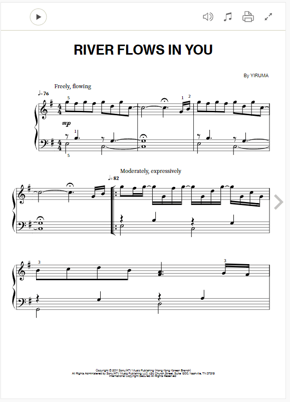 River Flows in You Klaviernoten - So bekommst du die Noten als PDF