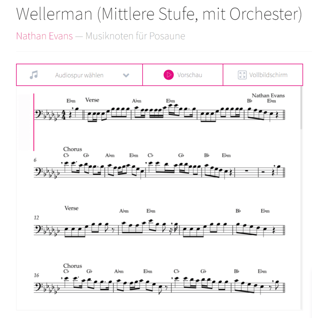 Tomplay Posaune Wellerman