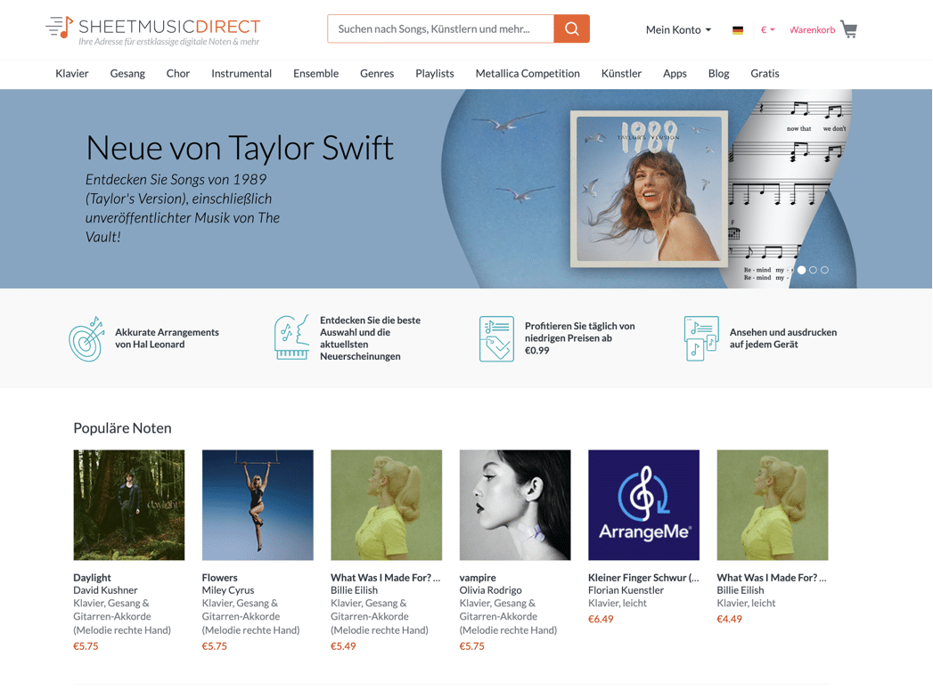 Sheet Music Direct