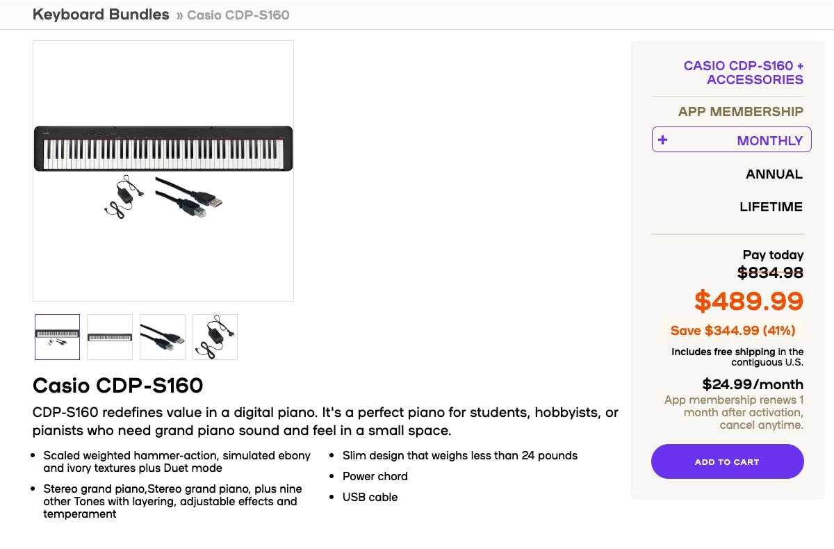 Digitalpiano-Bundle