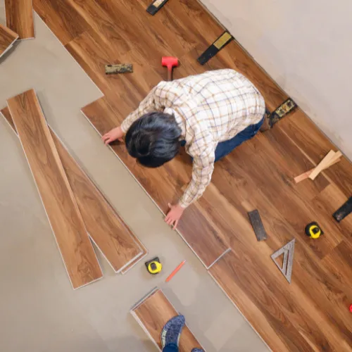 kitchen flooring installation