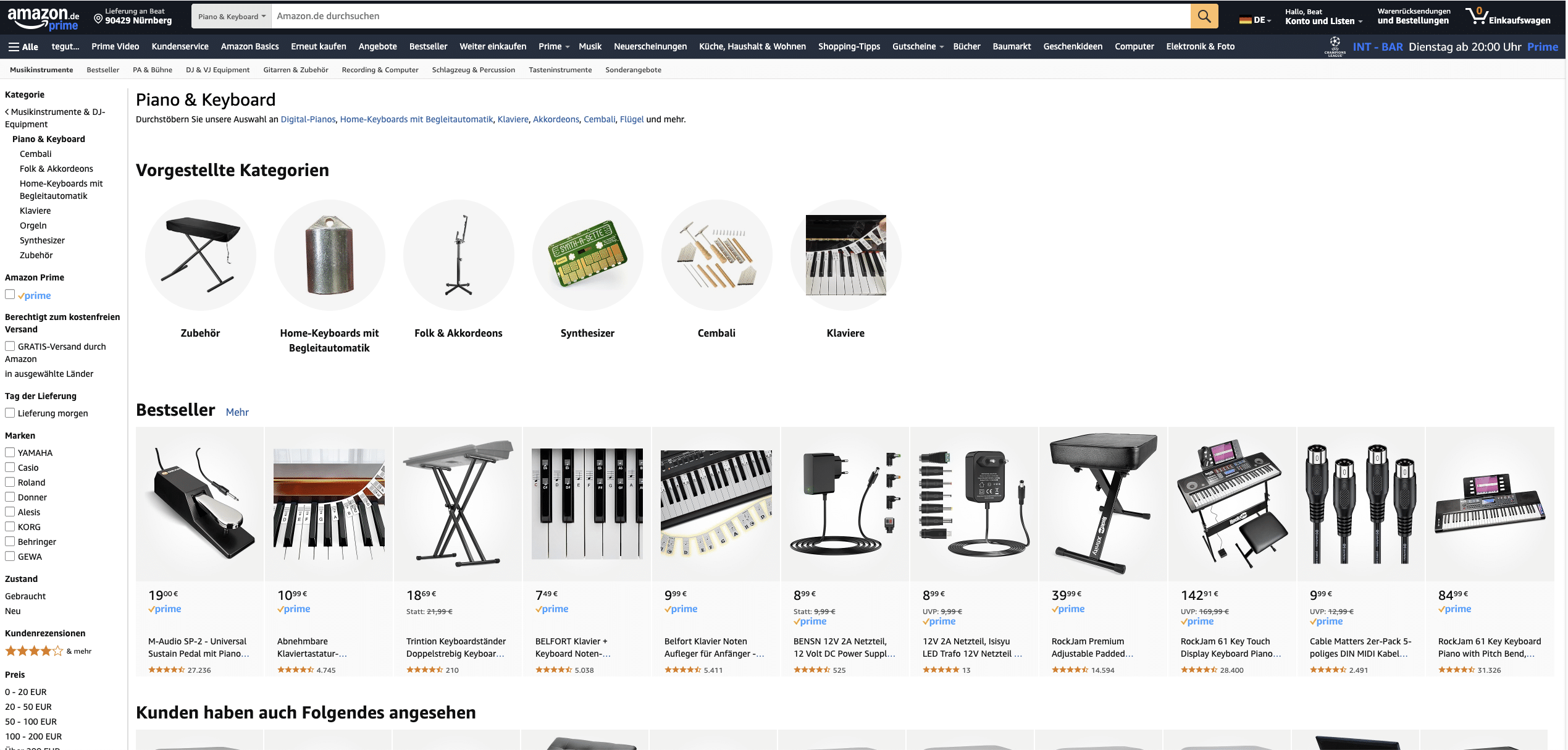 Amazon Musikinstrumente